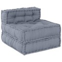 MODUŁOWA SOFA SZARY 70X70X54CM TKANINA