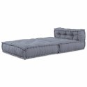 MODUŁOWA SOFA SZARY 70X70X54CM TKANINA