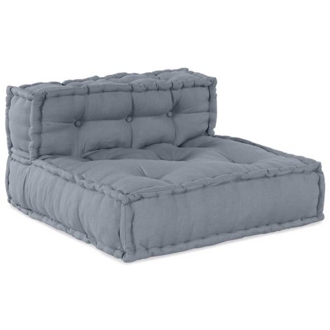 MODUŁOWA SOFA SZARY 70X70X54CM TKANINA