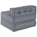 MODUŁOWA SOFA SZARY 70X70X54CM TKANINA