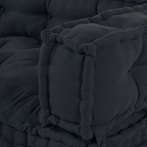 PODUSZKA DO SOFY PALETOWEJ ANTRACYT TKANINA