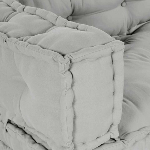 PODUSZKA DO SOFY PALETOWEJ SZARY TKANINA