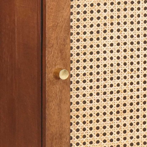 SZAFKA ŁAZIENKOWA Z PÓŁKĄ Z DRZWIAMI BRĄZOWY 38X33,5X58CM