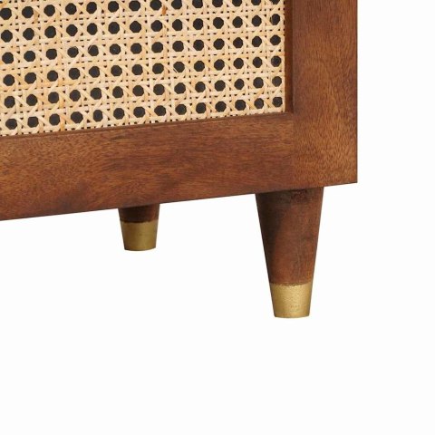 SZAFKA ŁAZIENKOWA Z PÓŁKĄ Z DRZWIAMI BRĄZOWY 38X33,5X58CM