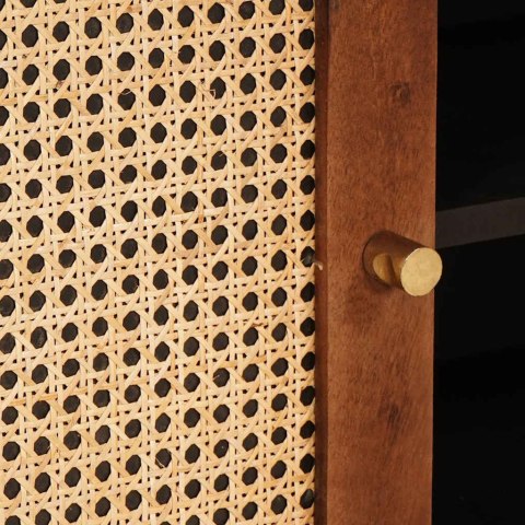 SZAFKI I REGAŁY NA MEDIA BRĄZOWY 105X33.5X46CM