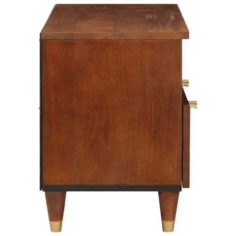 SZAFKI I REGAŁY NA MEDIA BRĄZOWY 70X33.5X46CM