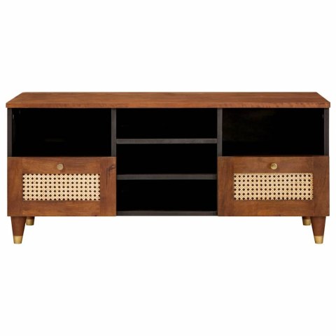 SZAFKI I REGAŁY NA MEDIA Z SZUFLADĄ BRĄZOWY 100X33.5X46CM