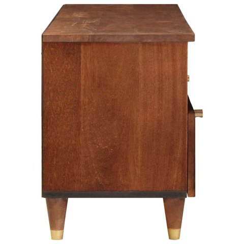 SZAFKI I REGAŁY NA MEDIA Z SZUFLADĄ BRĄZOWY 100X33.5X46CM