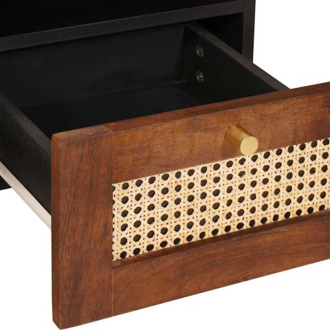 SZAFKI I REGAŁY NA MEDIA Z SZUFLADĄ BRĄZOWY 100X33.5X46CM