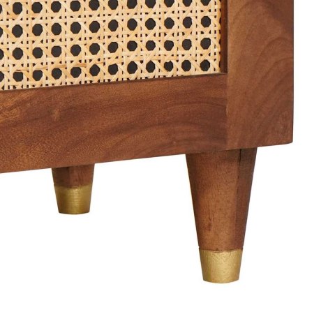 SZAFKI I REGAŁY NA MEDIA Z SZUFLADĄ BRĄZOWY 105X33.5X46CM