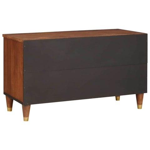 SZAFKI I REGAŁY NA MEDIA Z SZUFLADĄ BRĄZOWY 80X 33.5X 46CM