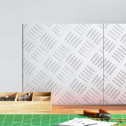 PŁYTKI W SZACHOWNICĘ 2 SZT. SREBRNY 30X30CM ALUMINIUM