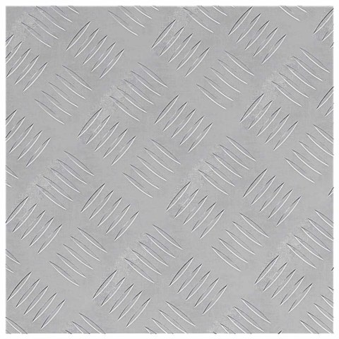 PŁYTKI W SZACHOWNICĘ 2 SZT. SREBRNY 40X40CM ALUMINIUM