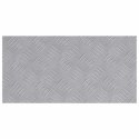 VidaXL Płytki w Szachownicę 2 pcs Srebrny 50 x 25 cm Aluminium
