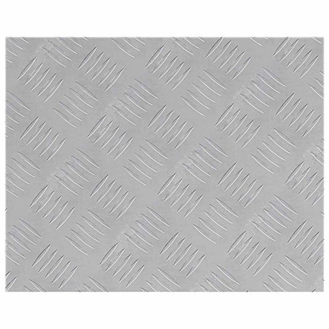 PŁYTKI W SZACHOWNICĘ 2 SZT. SREBRNY 50X40CM ALUMINIUM