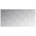 PŁYTKI W SZACHOWNICĘ 2 SZT. SREBRNY 80X40CM ALUMINIUM