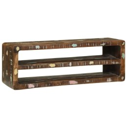 STOLIK TV WIELOKOLOROWE 100X32X36CM LITE DREWNO Z ODZYSKU