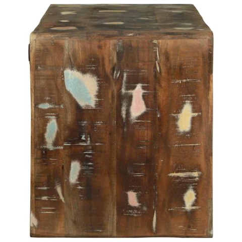 STOLIK TV WIELOKOLOROWE 100X32X36CM LITE DREWNO Z ODZYSKU