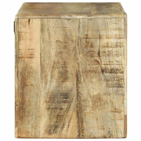 STOLIK TV Z PÓŁKĄ BRĄZOWY 60X32X36CM LITE DREWNO MANGO