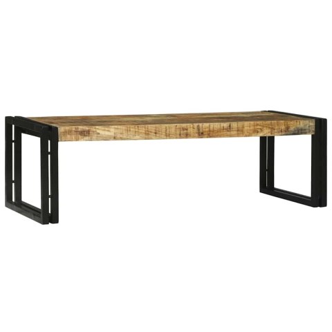 STOLIK KAWOWY 2 SZT. BRĄZOWY 48X40X40CM LITE DREWNO MANGO