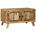 STOLIK KAWOWY BRĄZOWY 80X54X45CM LITE SUROWE DREWNO MANGO