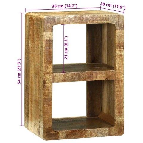 SZAFKA NA TELEWIZOR BRĄZOWY 36X30X54CM LITE DREWNO MANGO