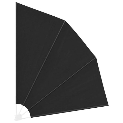 PARAWAN BALKONOWY ANTRACYT 210X210CM TKANINA