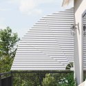 PARAWAN BALKONOWY ANTRACYTOWO-BIAŁY 210X210CM