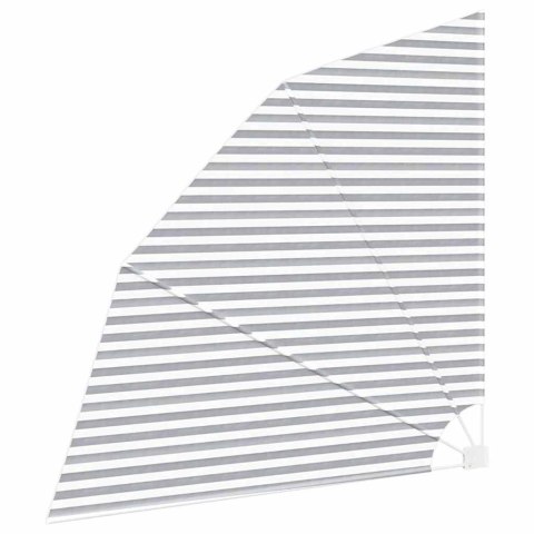 PARAWAN BALKONOWY ANTRACYTOWO-BIAŁY 210X210CM