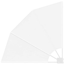 PARAWAN BALKONOWY BIAŁY 115X115CM TKANINA