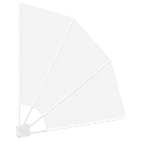 PARAWAN BALKONOWY BIAŁY 115X115CM TKANINA