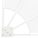 PARAWAN BALKONOWY BIAŁY 115X115CM TKANINA