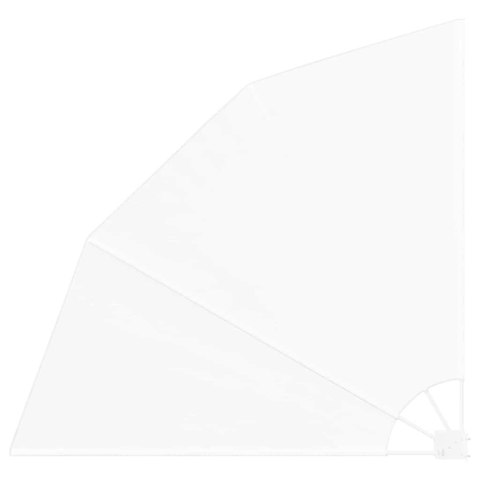 PARAWAN BALKONOWY BIAŁY 140X140CM TKANINA