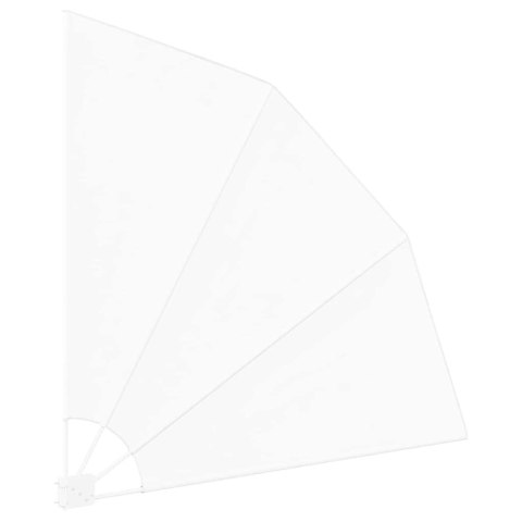 PARAWAN BALKONOWY BIAŁY 160X160CM TKANINA