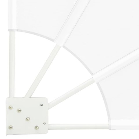 PARAWAN BALKONOWY BIAŁY 160X160CM TKANINA