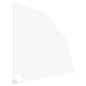PARAWAN BALKONOWY BIAŁY 210X210CM TKANINA