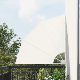 PARAWAN BALKONOWY KREMOWY 115X115CM TKANINA