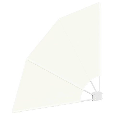 PARAWAN BALKONOWY KREMOWY 115X115CM TKANINA