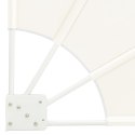 PARAWAN BALKONOWY KREMOWY 115X115CM TKANINA