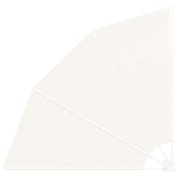 PARAWAN BALKONOWY KREMOWY 160X160CM TKANINA