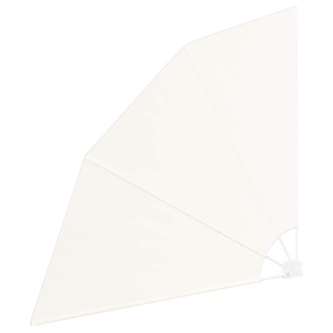 PARAWAN BALKONOWY KREMOWY 160X160CM TKANINA