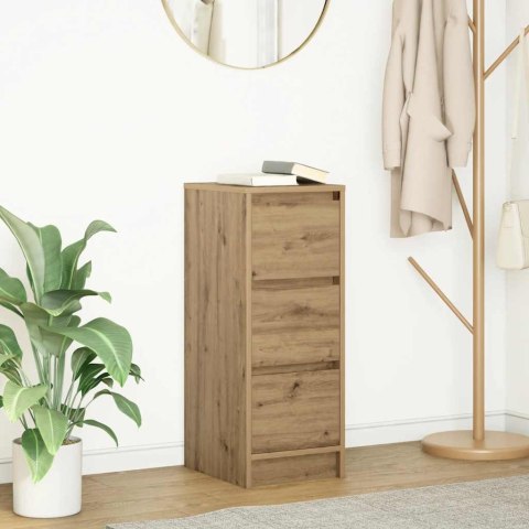 KOMODA ARTISAN DĄB 29,5X34X76CM DREWNO KLEJONE