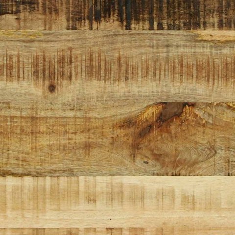 KONSOLA BRĄZOWY 120X33X75CM LITE SUROWE DREWNO MANGO