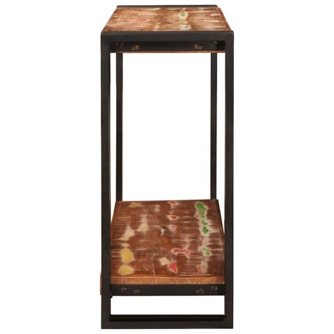 KONSOLA WIELOKOLOROWE 90X33X75CM LITE DREWNO Z ODZYSKU