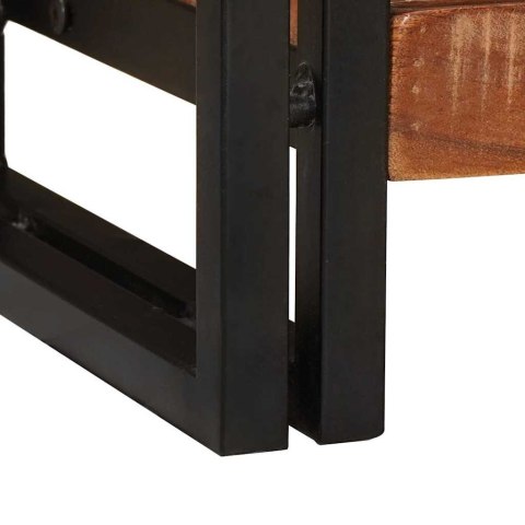 KONSOLA WIELOKOLOROWE 90X33X75CM LITE DREWNO Z ODZYSKU