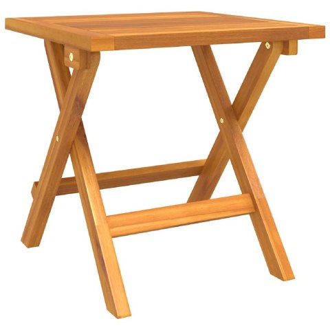 LEŻAK 2-OSOBA 3 SZT. BRĄZOWY 40X40X40CM LITE DREWNO AKACJOWE