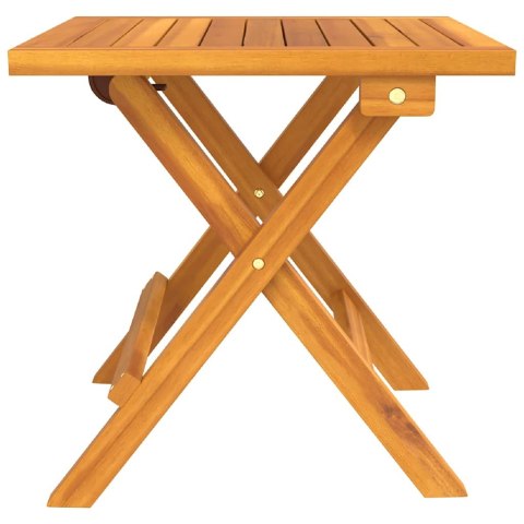 LEŻAK 2-OSOBA 3 SZT. BRĄZOWY 40X40X40CM LITE DREWNO AKACJOWE