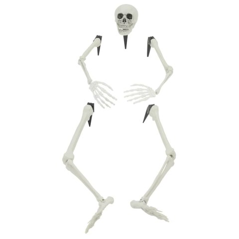 SZKIELET HALLOWEEN BIAŁY 20X10X9.5CM Z TWORZYWA SZTUCZNEGO