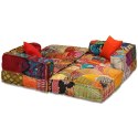 PUF MODUŁOWY 3-OSOBOWY PATCHWORK TKANINA