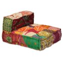 PUF MODUŁOWY 4-OSOBOWY PATCHWORK TKANINA